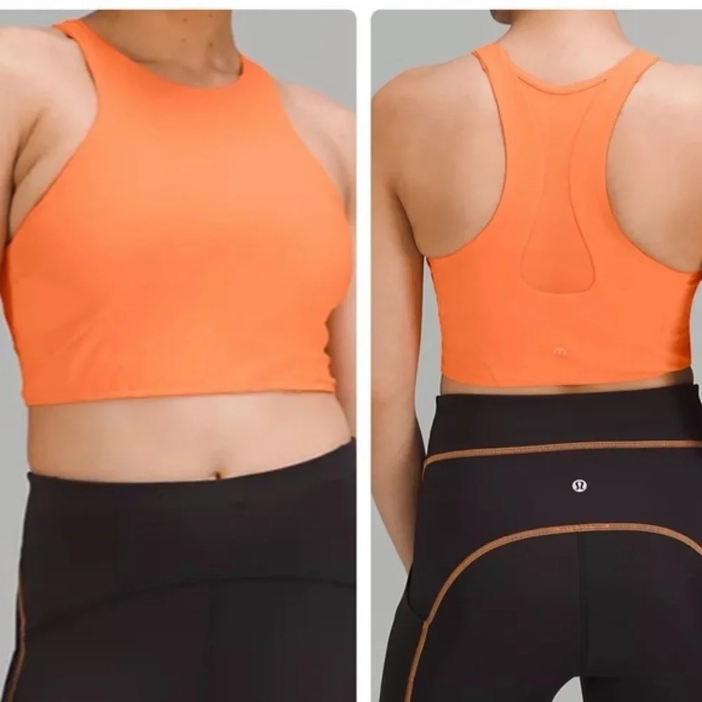 Lululemon Athletica Vibrant Orange Sports Bra